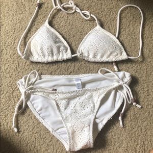 Old navy white mesh bikini